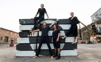 Ollie Miller, James Eccles, Veronique Serret, Mirabai Peart, The NOISE. Photo by Andrew Wholley